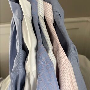 Brooks Brothers Blue, White, and Red Dress Shirts - Men’s